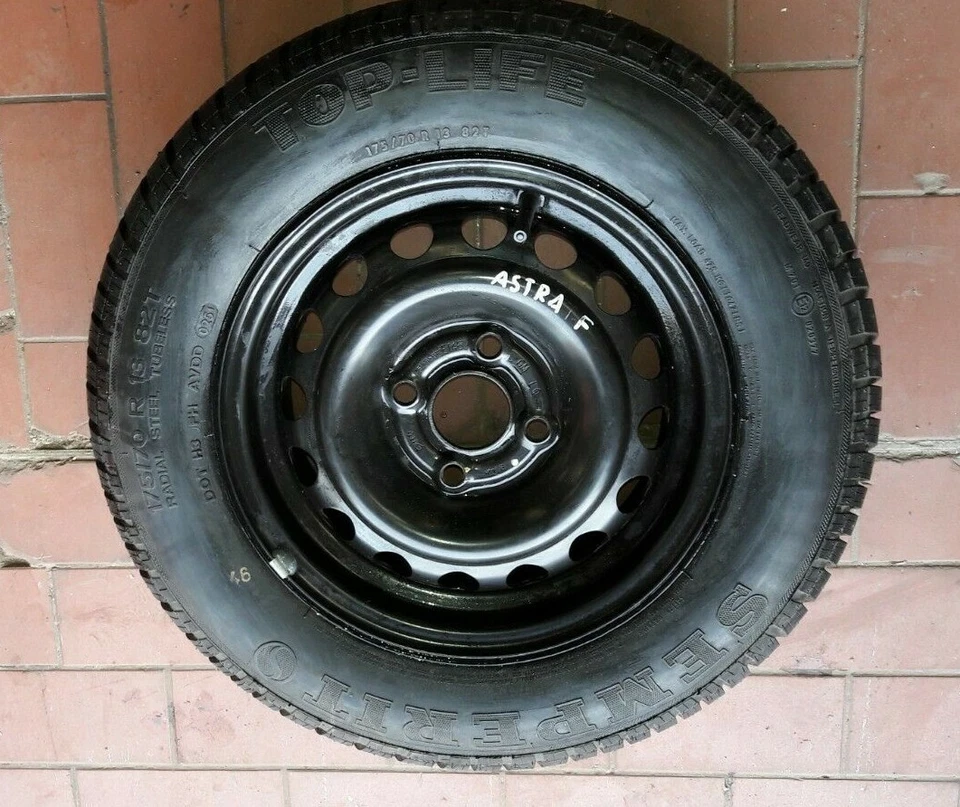 *** Ersatzrad Opel Astra F Semperit Top-Life 175/70R 13 82T 5,5Jx13H2 ET46 - Bild 1 von 4