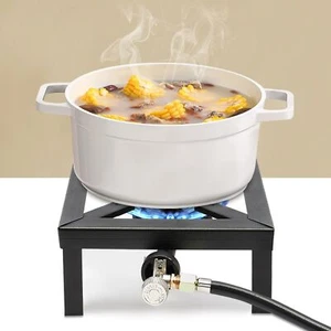 Portable Camping Stove Single One Burner Propane Gas LPG Outdoor BBQ Cooker - Picture 1 of 9