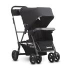 Joovy Caboose Ultralight Sit and Stand Tandem Double Stroller in Black