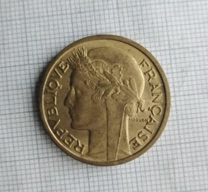 FRANKREICH 2 Francs 1932 Type Morlon, vz - Bild 1 von 2
