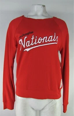 Washington Nationals MLB Touch Alyssa Milano Women's Long Sleeve Shirt - Image 1 of 4
