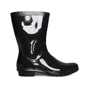 BOTAS DE LLUVIA PARA MUJER UGG SIENNA NEGRAS IMPERMEABLES TALLA EE. UU. 9/UK 7 NUEVAS - Imagen 1 de 4