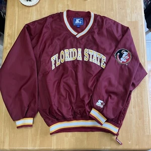 Vintage Starter Florida State Seminoles Herren XL gefüttert rot Pullover Jacke - Bild 1 von 21