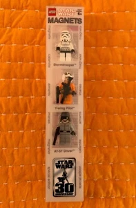 LEGO Star Wars Magnets Stormtrooper, Y-Wing Pilot, AT-ST Driver 30th Anniversary - Picture 1 of 1