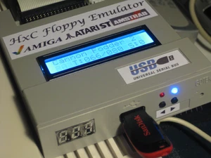 HxC USB Floppy Disk Drive @LCD @BUZZER Amiga Amstrad CPC Atari ST Gotek - Picture 1 of 6