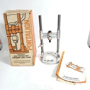 Vintage Portalign Precision Drill Guide - Imagen 1 de 5