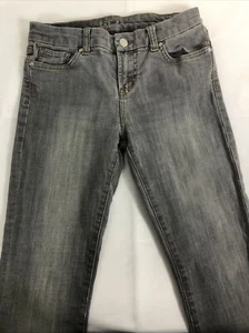 !It Jeans Girls Size 14 Med Gray Wash High Rise Straight Leg - Picture 1 of 7