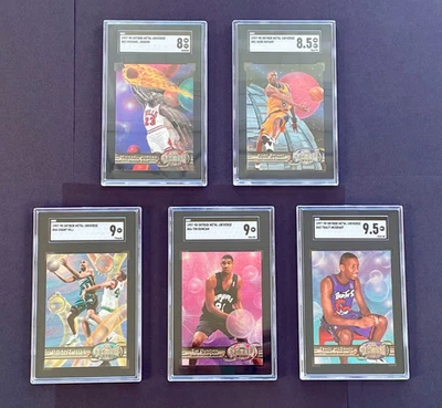 1997-98 Metal Universe Star Power Pack SGC Michael Jordan, Kobe Bryant, Duncan + - Image 1 of 4