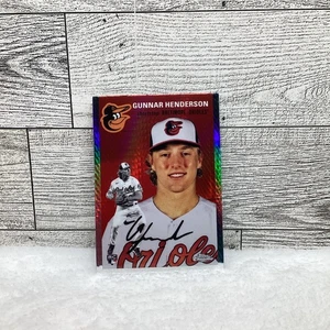 2023 Topps Chrome Platinum Anniversary Gunnar Henderson #50 Prism Refractor (RC) - Bild 1 von 2