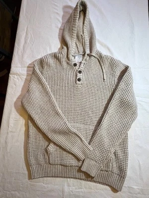 Sudadera con capucha tejida con cable blanca Old Navy para mujer C1171 Foto 1 de 4