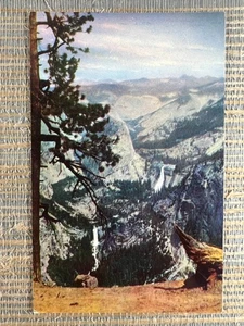 Vernal & Nevada Falls Glacier Point Yosemite Nationalpark Kalifornien Postkarte - Bild 1 von 2