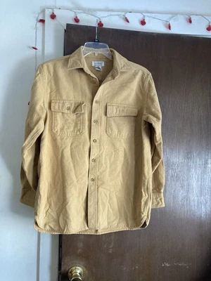 VTG LL Bean Men’s Shirt Size M - Reg Long Sleeve Classic Button Chamois # 187923 - Image 1 of 4