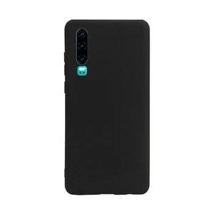 Silikonowe etui na Huawei P30 czarne cienkie ochronne etui TPU - Zdjęcie 1 z 4