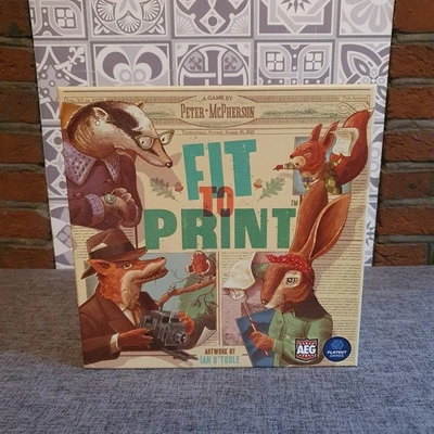 Fit to Print Board Game Kickstarter Edition - 100% Complete - Image 1 of 3