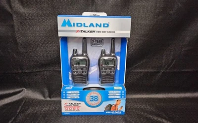 Midland X-TALKER T71VP3 36 Channel Two Way Radios 38 Mile Range - New & Sealed - Image 1 of 4