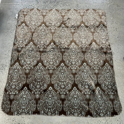 Manta marrón y aguamarina 52x60 respaldo polar comodidad mejores hogares y jardines Foto 1 de 4