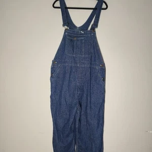 Mono Big Ben vintage años 80 para hombre 38x32 azul baberos carpintero denim ferrocarril - Imagen 1 de 7