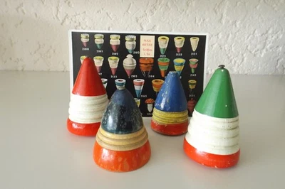 Alt Kreiselkarte Holz Figuren Peitschenkreisel Seiffen Max Hetze Erzgebirge 1935 - Bild 1 von 4