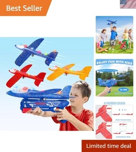 12.6" Foam Gliders with 2 Flight Modes - Engaging Outdoor Toys for Kids 3-12 - Picture 1 of 10