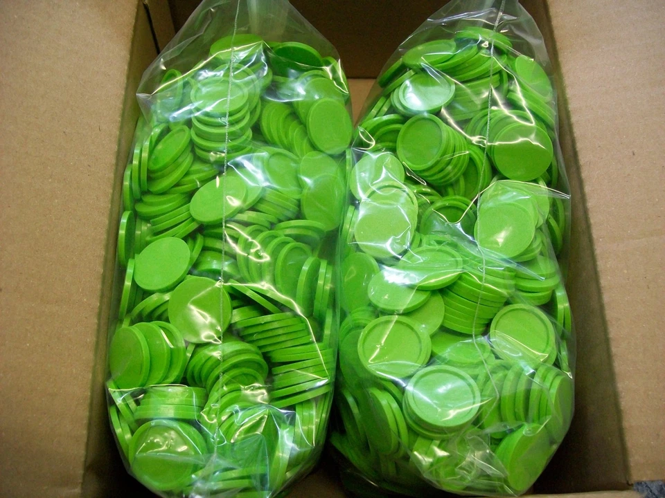 2000 Einkaufswagenchip  Pfandmarken Wertmarken Veranstaltung Event Ekw 02 Grün - Bild 1 von 1