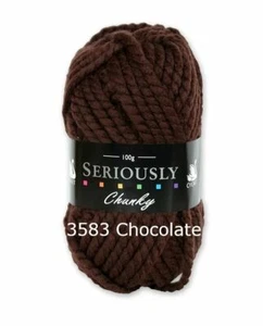 Cygnet Seriously Klobig 3583 Schokolade 100g Wolle Garn - Bild 1 von 3