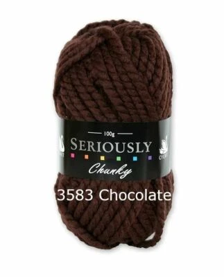 Cygnet Seriously Chunky 3583 Schokolade 100g Wolle Garn - Bild 1 von 3