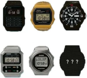 CASIO Reloj Anillo Colección 2ª Edición Juego Completo Cápsula Juguete De Japón - Imagen 1 de 6