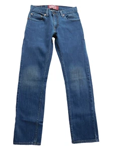 Levi's 511 Slim Skinny Boys Size 12 R (W26 L26 1/2) Jeans Med Wash Stretch Denim - Picture 1 of 3