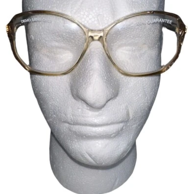 Monturas de gafas vintage de dólar plateado para mujer Joyce marrón dorado Foto 1 de 4