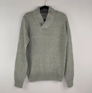John Henry Pullover V Neck Long Sleeve Sweater Gray Mens Size Medium - Imagen 1 de 3