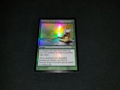 MTG 1x Champions of Kamigawa green rare LP French FOIL Glimpse of Nature - Image 1 of 2