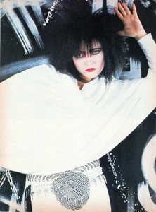 SIOUXSIE SIOUX (Siouxsie & the Banshees) 8x10 Mini Pin-Up from 1980s Magazine - Picture 1 of 1