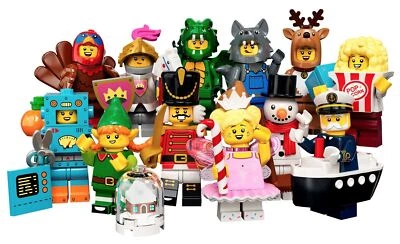Lego Minifigures Series 23 71034 Christmas Mini Figures Festive Rare Retired - Image 1 of 4