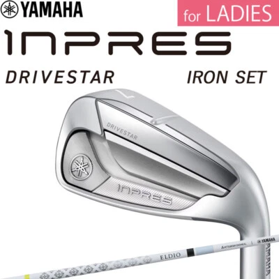 for Ladies YAMAHA Golf Japan 2025 INPRES DRIVESTAR IRON SET #7,8,9,Pw,Sw TM-325i - Image 1 of 4