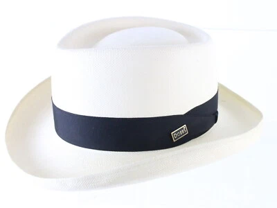 Dobbs Fifth Avenue Mens Natural Genuine Shantung Panama Hat MULTIPLE SIZES - Image 1 of 4