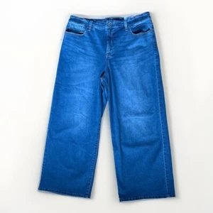 Style & Co Wide Crop Jeans Honeybee Wash Größe 16 - Bild 1 von 4