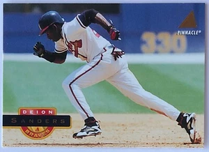DEION SANDERS 1994 Pinnacle Baseball #174 ATLANTA BRAVES *Free Shipping* - Picture 1 of 2