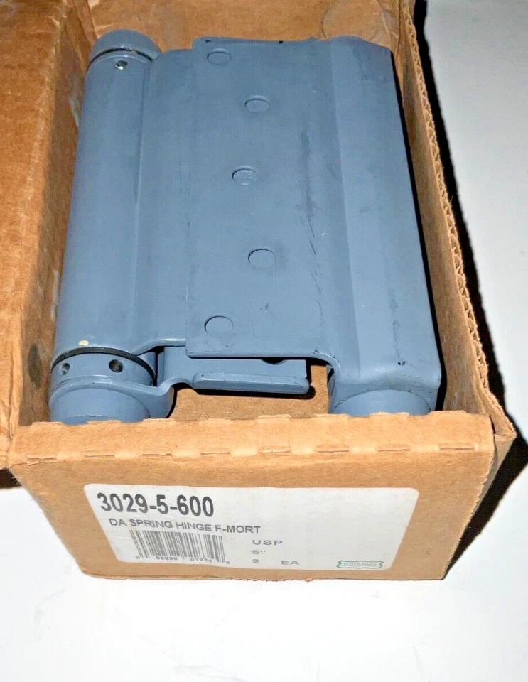 Bommer 3029-5-600 Box-2 5” DA Bisagra de resorte de doble acción Mortaja completa USP NOS Foto 1 de 3