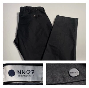 NN07 No Nationality Black Pants Theo Chinos Slim 34 - Picture 1 of 17