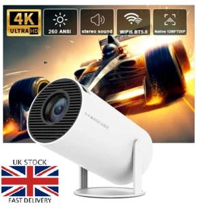 Magcubic Proyector Home Cinema: HY300 Pro 4K Android 11 , Dual Wifi6, 260ANSI GB - Imagen 1 de 12