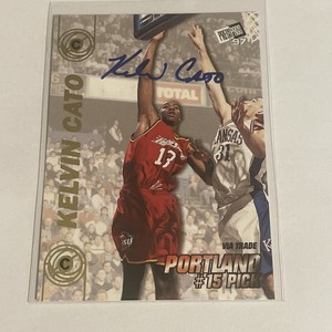 1997 Press Pass Double Threat Auto Kelvin Cato Rookie Auto RC