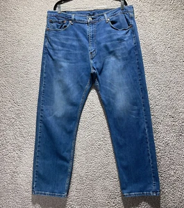Levi's 505 gerade Passform blau Herrenjeans Größe 40 x 29 (Etikett 40 x 30) klassisch Denim - Bild 1 von 9