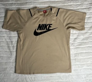 VTG Nike Red Tag Sweatshirt Mens M Short Sleeve Cutoff Boxing Gym Running - Picture 1 of 7