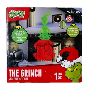Grinch Lightshow Multi-function Red Green Pops Out Chimney Christmas FREE SHIP - Bild 1 von 4