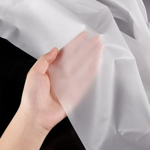 Tela translúcida NBEADS 137 cm de ancho, TPU transparente de 0,1 mm de grosor  - Imagen 1 de 10