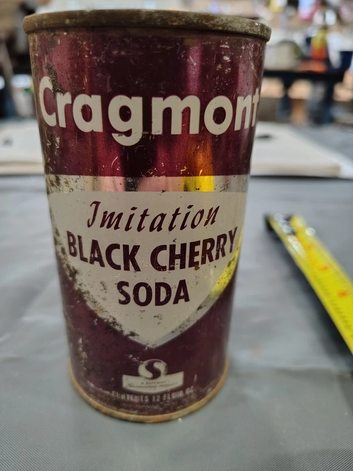 Refrigerante vintage (Safeway) Cragmont, imitação de cereja preta. Flat Top MCM - Imagem 1 de 4