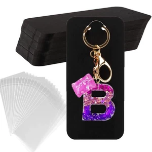 120 Set Keychain Display Card with Self-Sealing Bags, Keychain Packaging Keyr... - Picture 1 of 6