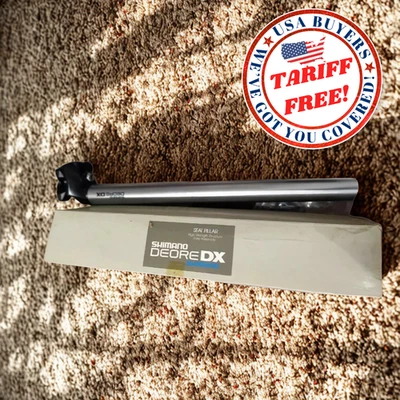 POSTE DE ASIENTO JAPÓN NOS Shimano Deore DX 26,8 mm x 280 mm Foto 1 de 4