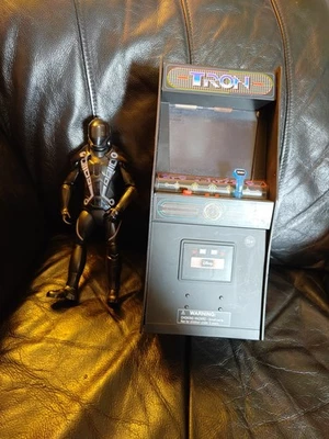 Figura de acción Tron Spin Master en gabinete arcade programa de identidad sin probar Foto 1 de 4