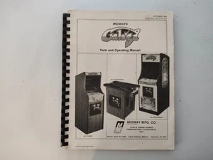 GALAGA original arcade manual - BONITO - Imagen 1 de 2
